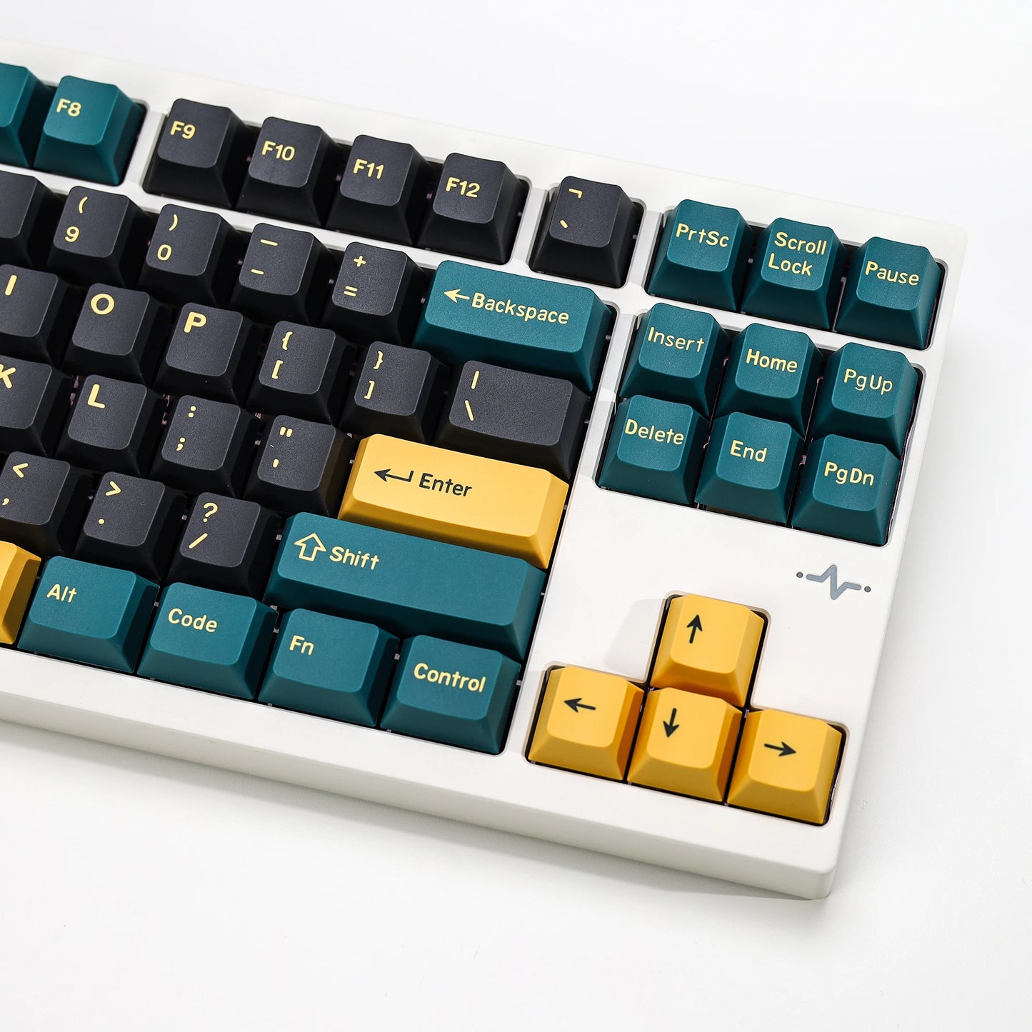 KBDiy GMK MarrsGreen Teclas Retro PBT ISO Double Shot Perfil Cherry para Teclado Mecânico Gaming com Switches MX