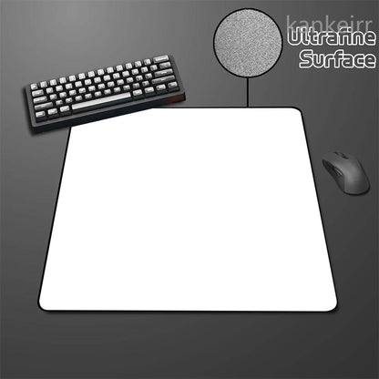 Schwarzes Speed-Mousepad, einfarbig, hochelastisch, rutschfeste Unterseite, Gaming-Mausmatte, Premium-E-Sports-Mousepad, ultrafeine Oberfläche, Deskmat