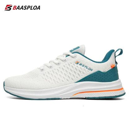 Baasploa Herren-Laufschuhe, neue atmungsaktive Mesh-Sport-Sneaker, Übergrößen 41-48, klassische Freizeitschuhe für Herren, rutschfest, Outdoor-Komfort