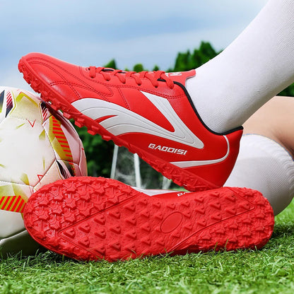 Fodboldsko til mænd, åndbare fodboldstøvler, futsal, ultralette professionelle træningssneakers, unisex græsknopper til kamp og sport