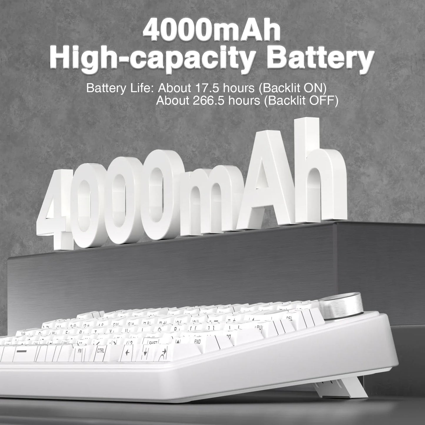 AULA F75 Pro Teclado mecánico gaming inalámbrico con montaje gasket, RGB personalizable, distribución 75% y teclas PBT con grabado lateral