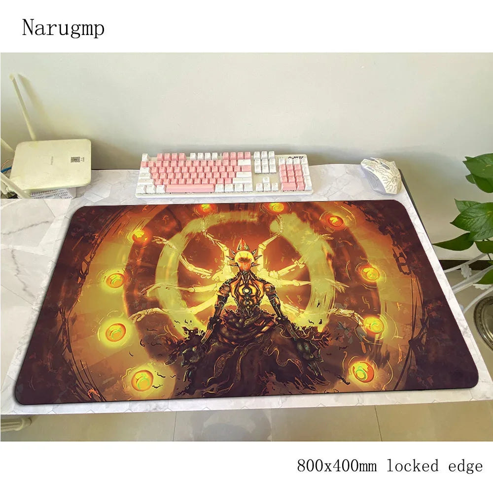 Overwatch Mauspad 80x40cm Gaming-Mauspad Halloween-Geschenk großes Mauspad Gamer-Computertischmatte Notebook-Mousemat PC