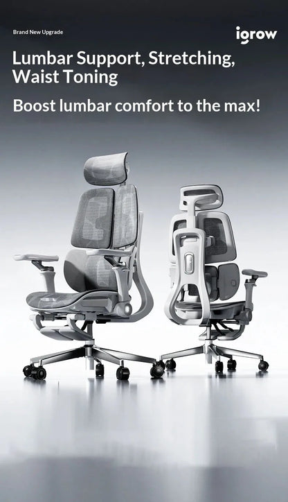 Sedia da ufficio in rete ergonomica executive per computer e gaming, arredo moderno girevole con ruote e regolabile, sedia gaming ergonomica
