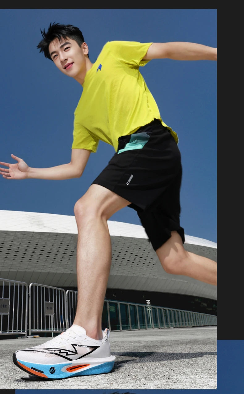 Running Shoes Carbon Plate Specialty Marathon Men's Sports Breathable Lightweight Women's Comfortable Athletic Non-slip Sneakers