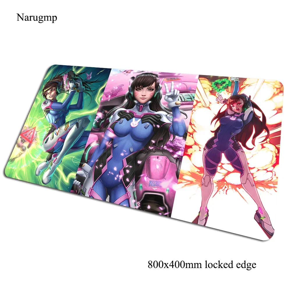 Overwatch Mauspad 80x40cm Gaming-Mauspad Halloween-Geschenk großes Mauspad Gamer-Computertischmatte Notebook-Mousemat PC