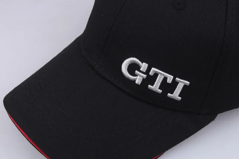 New Letter Men's And Women's Racing Hat Car Golf GTI Baseball Cap Sports And Leisure Hat Outdoor Camping Beach Sun Hat B185