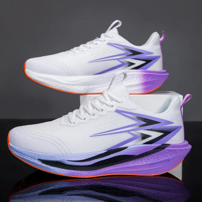 NEW Men Sports Running Shoes Off Marathon Breathable Light Comfortable Athletic Sneakers Jogging Basketball Tenis Air Cushion