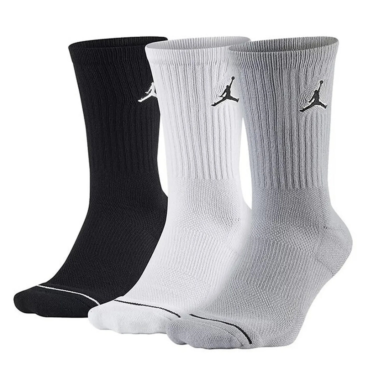 Nike EVERYDAY CREW: Stijlvolle, comfortabele, antislip en duurzame unisex zachte basketbalsokken (3-pack) DA2123-100