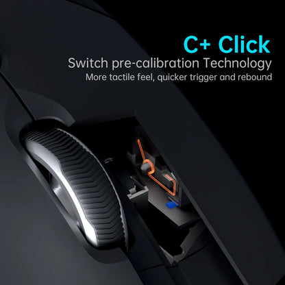 Rapoo VT9PRO PAW3398 Wireless Gaming Mouse 68g Wired Programmable Ergonomic Mice 26000DPI Type C Rechargeable PC Gamer Accessory