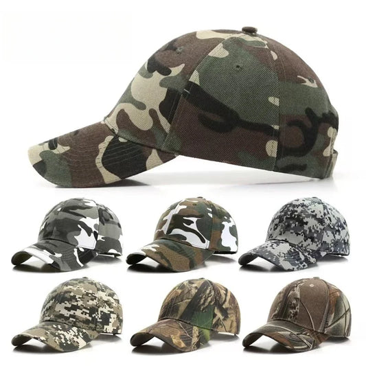 New Tactical Military Baseball Caps Camouflage Army Soldier Combat Paintball Men Women Outdoor Sport Adjustable Sun Hats