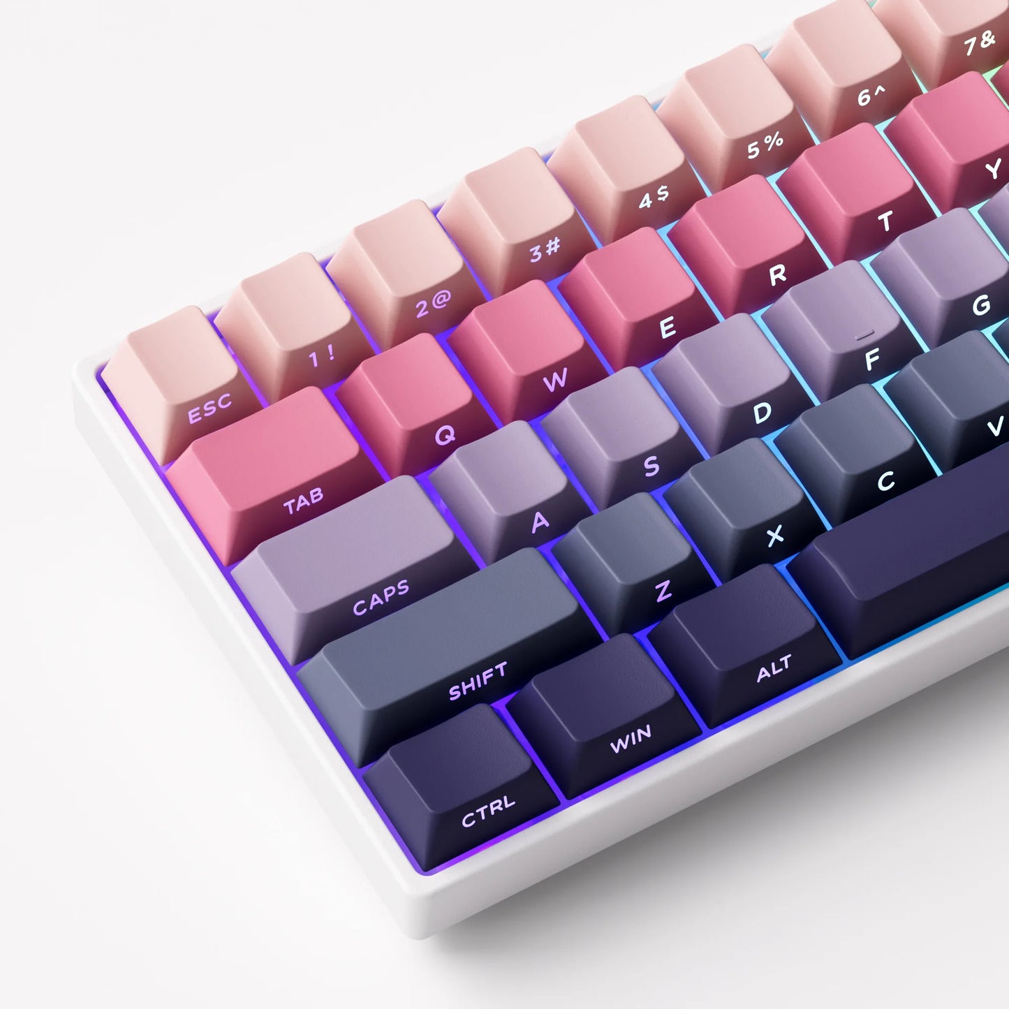 Teclado Mecânico Akko MonsGeek FUN60 com Switch Magnético, 60%, Teclado Gaming, Rapid Trigger 0.01mm, 8K, ARGB, HE/TMR, Teclado Personalizado