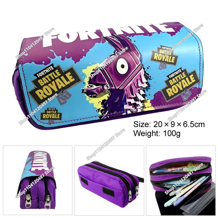 Shooting-Game-Federmäppchen FORTNITED für Jungen, große Kapazität, wasserdichtes Stifteetui, Büro-Schreibwaren, Geschenkspielzeug