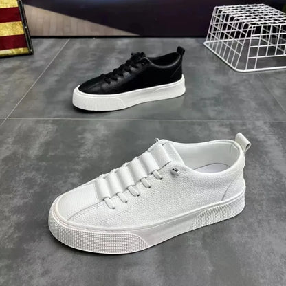 Pánske tenisky, voľnočasová obuv, pánske balerínky, Zapatillas Hombre, ľahká obuv z PU kože, priedušná obuv, pánska biela športová obuv, tenisky