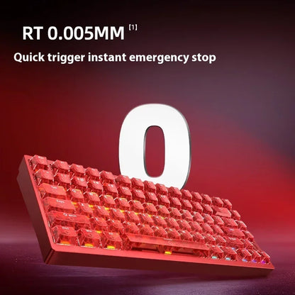 IROK MG75 Pro MG75 Max Aluminum Magnetic Gaming Computer Mechanical Keyboard 75% Rapid Trigger 8K RGB Hotswap Gamer Keyboard