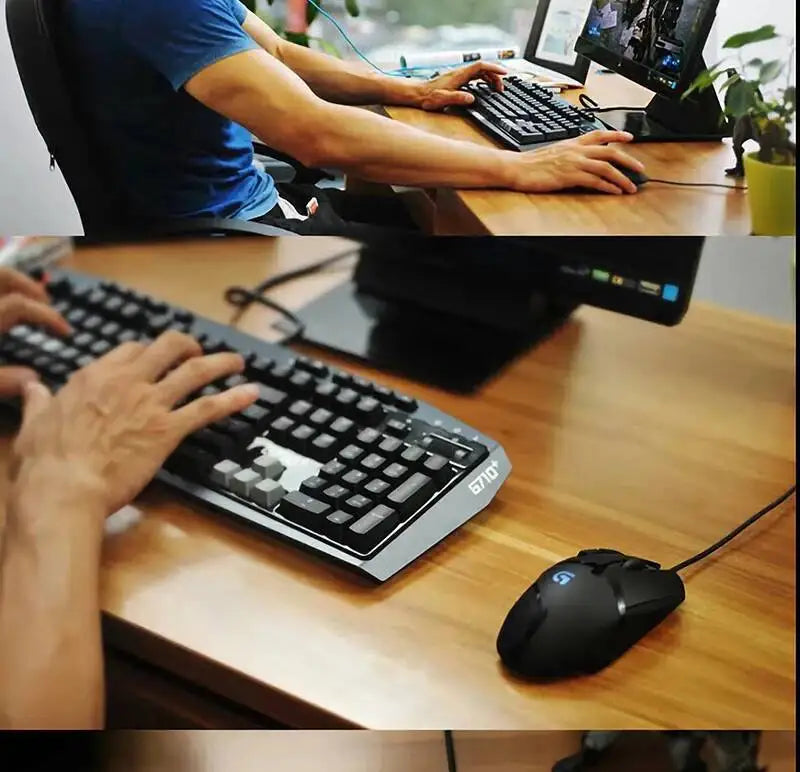 Logitech G402 Wired Gaming Mouse 32-Bit ARM Processor 8 Buttons 500 IPS Anti-Slip for All-Day Gaming and Work Sessions