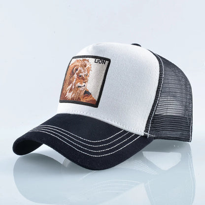 Hip Hop Baseball Cap With Lion Embroidery Patch Snapback Streetwear Trucker Caps Men Women Drake Baseball Hats Four Season Hat