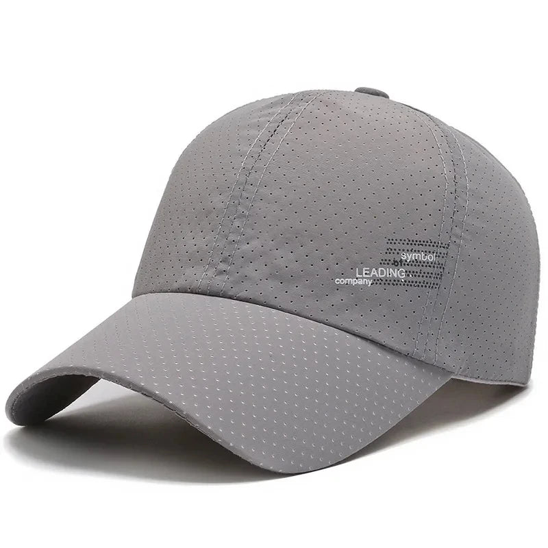 Summer Outdoor Sports Cap Golf Fishing Hat Quick Drying Sun Hat Adjustable Unisex Baseball Cap for Women Men