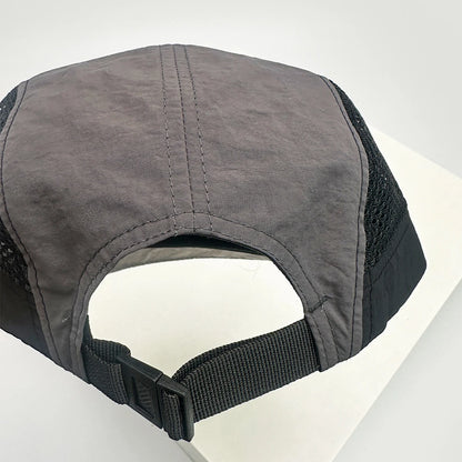 Unisex-baseballkepsar med platt skärm och broderade bokstäver, andningsbara, koreanska solskyddskepsar, snabbtorkande kepsar med skärm, mångsidiga insatser