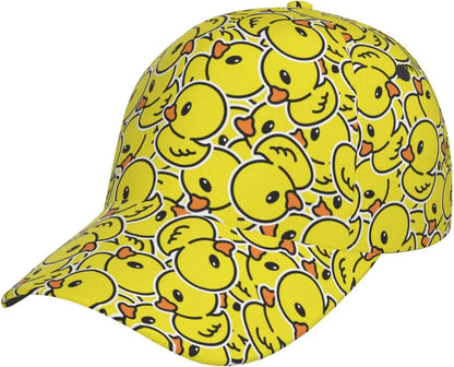 Playful Building Block Print Baseball Cap Women Men Adjustable Snapback Hat Glitter Fashionable Baseball Cap