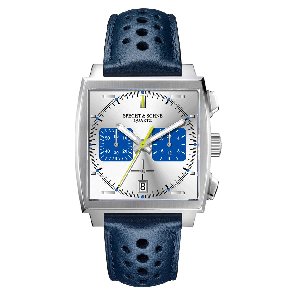 Specht & Söhne New Hot Watches Men Luxury Brand Male Japan VK64 Chronograph Trendy Sport Wristwatch Waterproof
