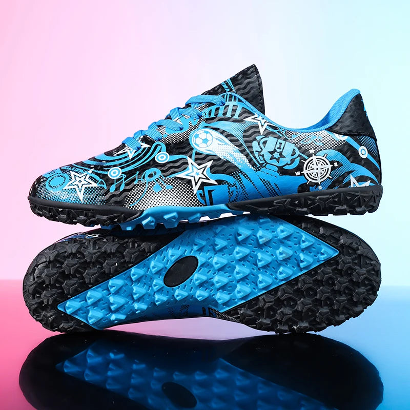 New Men’s Soccer Shoes Boys Original Football Shoes TF/AG Indoor Professional Football Field Boots Society Cleats Sneakers Non-Slip