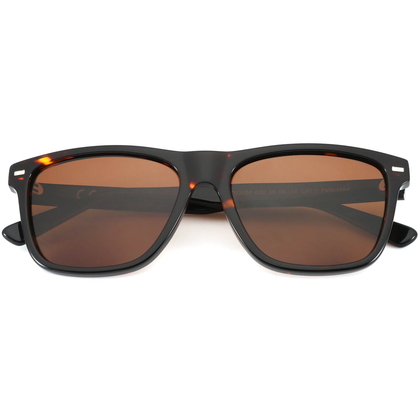 ZENOTTIC Trendy Polarized Sunglasses UV400 Protection Acetate Square Sun Glasses Classic Design Shade for Women Men