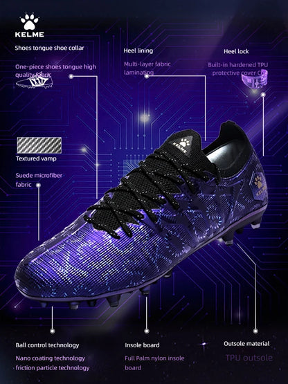 KELME Fußballschuhe für Erwachsene, Herren Disease Electric 3.0, kurze Stollen MG, professionelle Spiel- und Trainingsschuhe, atmungsaktiv