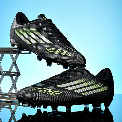 New Men Professional Football Boots Boys Soccer Shoes Sports Shoes TF/FG Match Sneakers Ankle Non-Slip Comfortable Unisex