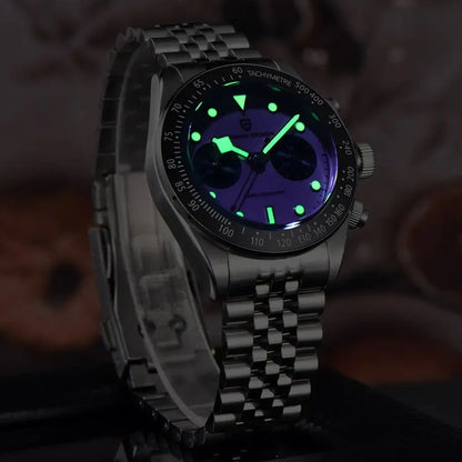 2026 New PAGANI DESIGN BB Flamingo Chronograph Luxury Sports Quartz Watch Men Sapphire mirror 100M Waterproof Fashion Wristwatch