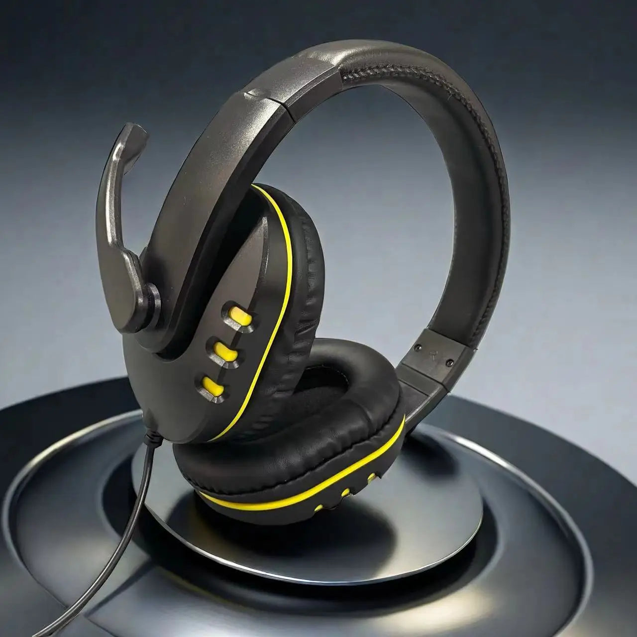 7260 kabelgebundene Kopfhörer mit Mikrofon – Gaming- & Arbeits-Headset für PS4 PS5 Xbox One, Lernen & Meetings, 3.5mm-Klinken-Ohrhörer