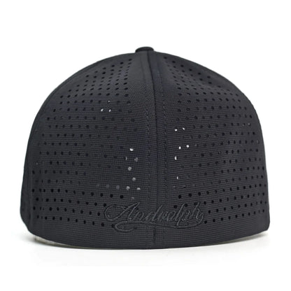 Baseballkappe mit Netzstoff, kurzer Krempe, geschlossener Rückseite, atmungsaktiv, Snapback-Kappen, eng anliegend, Dad-Cap, verstellbar, einfarbig, Trucker-Stil