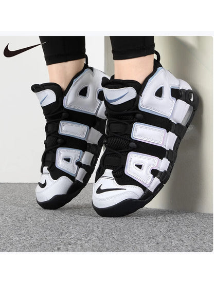 Nike Air Uptempo Scottie Pippen Sapatilhas de Basquetebol Casuais de Cano Baixo com Amortecimento Air para Homem e Mulher DQ6200-001