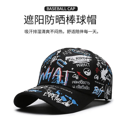 Mode Hip Hop Baseballkeps personlighet Trucker-kepsar Bomull Snapback-keps Utomhus solhattar sport fritidskeps