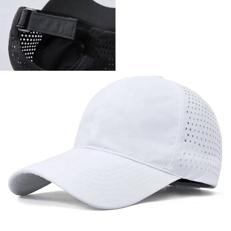 Big Head Plus Size Summer Mesh Baseball Cap for Men Women Trucker Breathable Hat Adjustable for Outdoor Sports Running