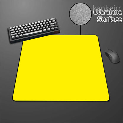Schwarzes Speed-Mousepad, einfarbig, hochelastisch, rutschfeste Unterseite, Gaming-Mausmatte, Premium-E-Sports-Mousepad, ultrafeine Oberfläche, Deskmat