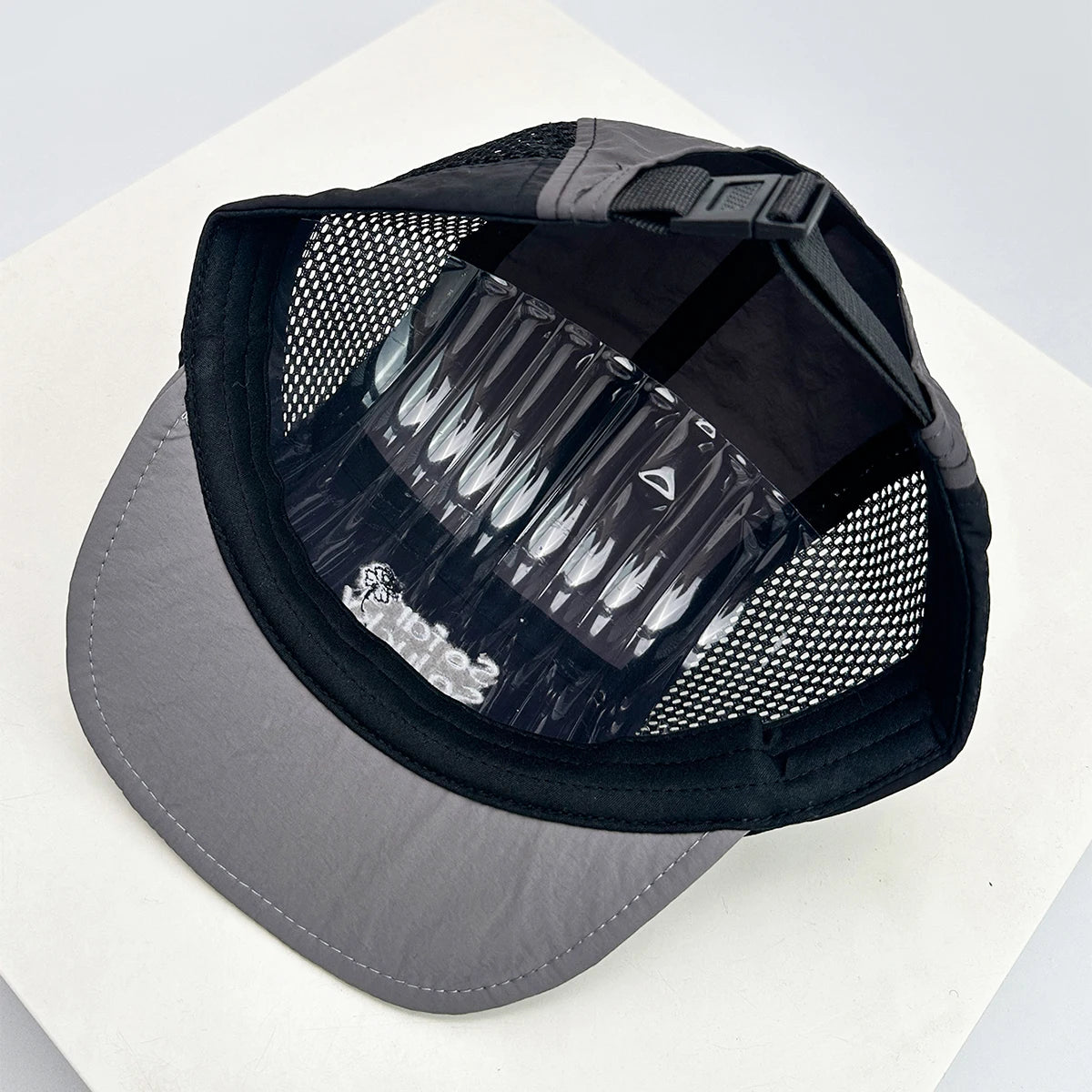 Unisex-baseballkepsar med platt skärm och broderade bokstäver, andningsbara, koreanska solskyddskepsar, snabbtorkande kepsar med skärm, mångsidiga insatser