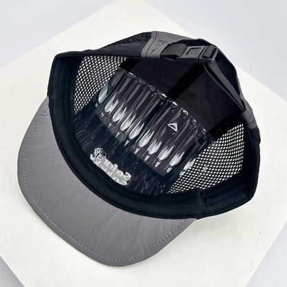 Unisex-baseballkepsar med platt skärm och broderade bokstäver, andningsbara, koreanska solskyddskepsar, snabbtorkande kepsar med skärm, mångsidiga insatser