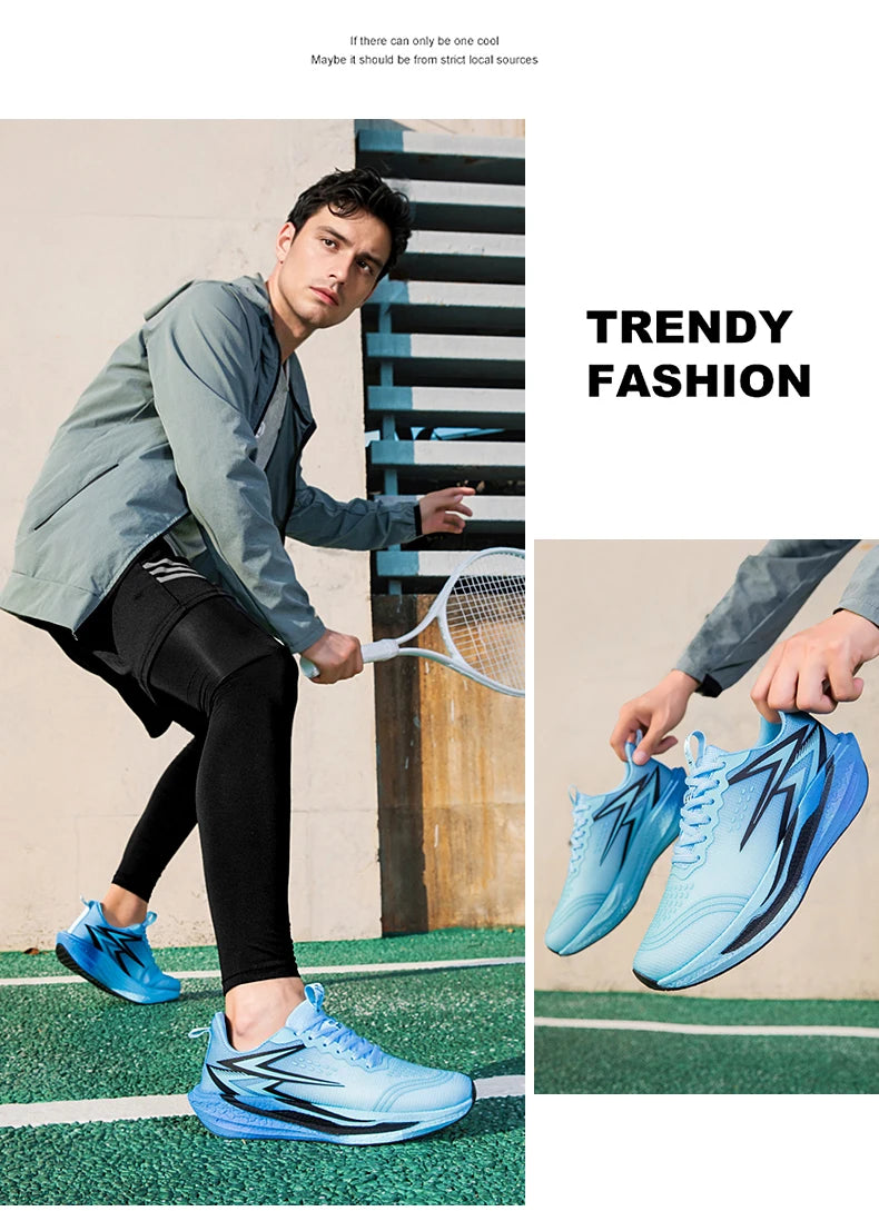 NEW Men Sports Running Shoes Off Marathon Breathable Light Comfortable Athletic Sneakers Jogging Basketball Tenis Air Cushion