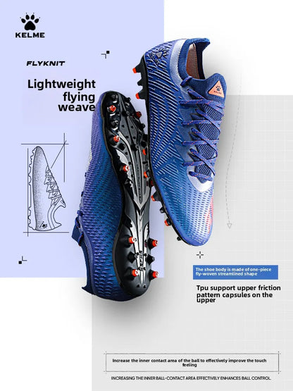 Kelme Adult Professional Soccer Shoes TF Nail Breaking Youth Training Football Boots MG Anti-Slip Match Football Shoes
