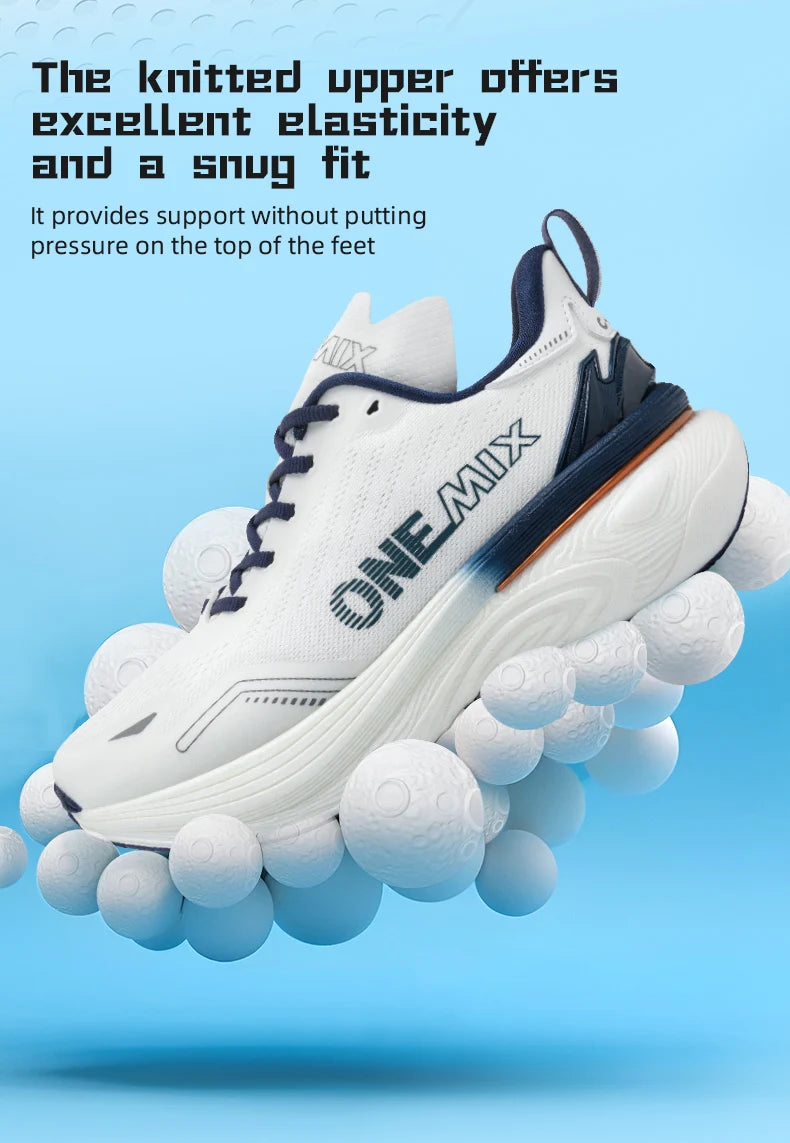 ONEMIX Nuove scarpe da corsa a forma di cuscino per donna e uomo, leggere, alla moda, da esterno, sneakers da strada, scarpe sportive da allenamento, jogging e fitness