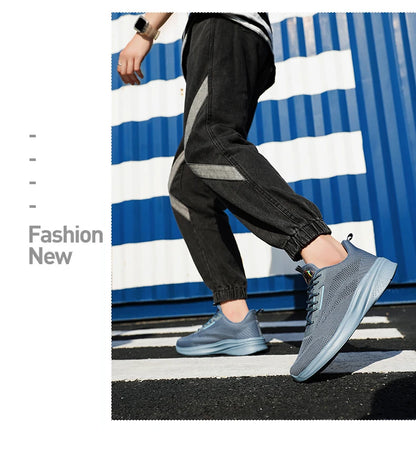 Leather Men Shoes Sneakers Trend Casual Shoe Italian Breathable Leisure Male Sneakers Non-slip Footwear Men Vulcanized Shoes