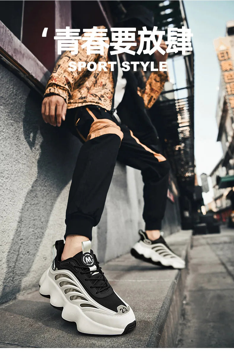Zapatillas para hombre, calzado casual masculino, tenis de lujo, zapatillas deportivas transpirables, mocasines de moda y calzado de running para hombre