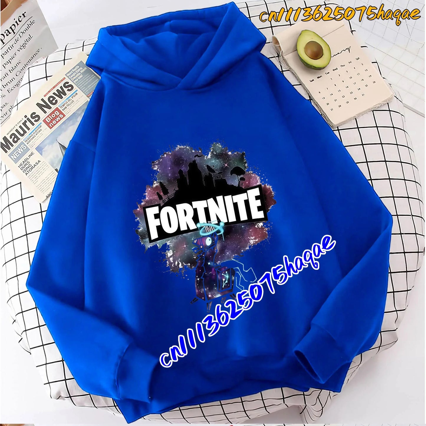 Fortnite Game Printed Children's Hoodies Cartoon Comfortable Suit Loose Long Sleeve Tops Autumn Winter Clothes