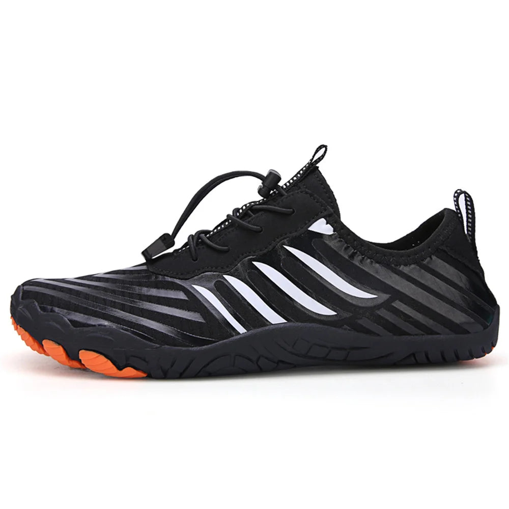 Unisex rychleschnoucí boty do vody pro muže a ženy, barevné plážové a plavecké aqua boty na surfování a pobyt u moře, párové barefoot tenisky proti proudu