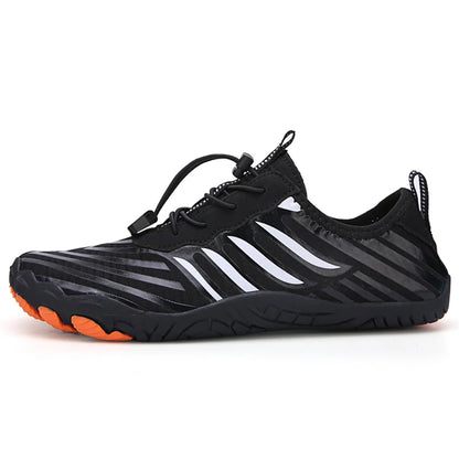 Unisex rychleschnoucí boty do vody pro muže a ženy, barevné plážové a plavecké aqua boty na surfování a pobyt u moře, párové barefoot tenisky proti proudu