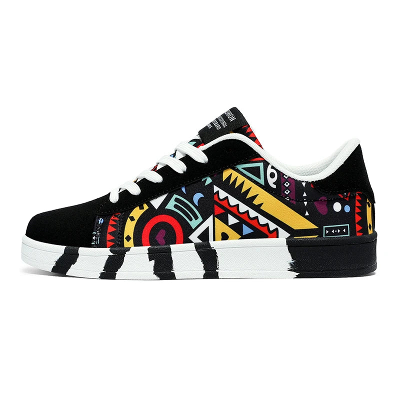 YRZL Skateboard Shoes Men Canvas Sneakers Casual Breathable Walking Shoes Lightweight Flat Shoes for Men Street Trend Sport Shoe