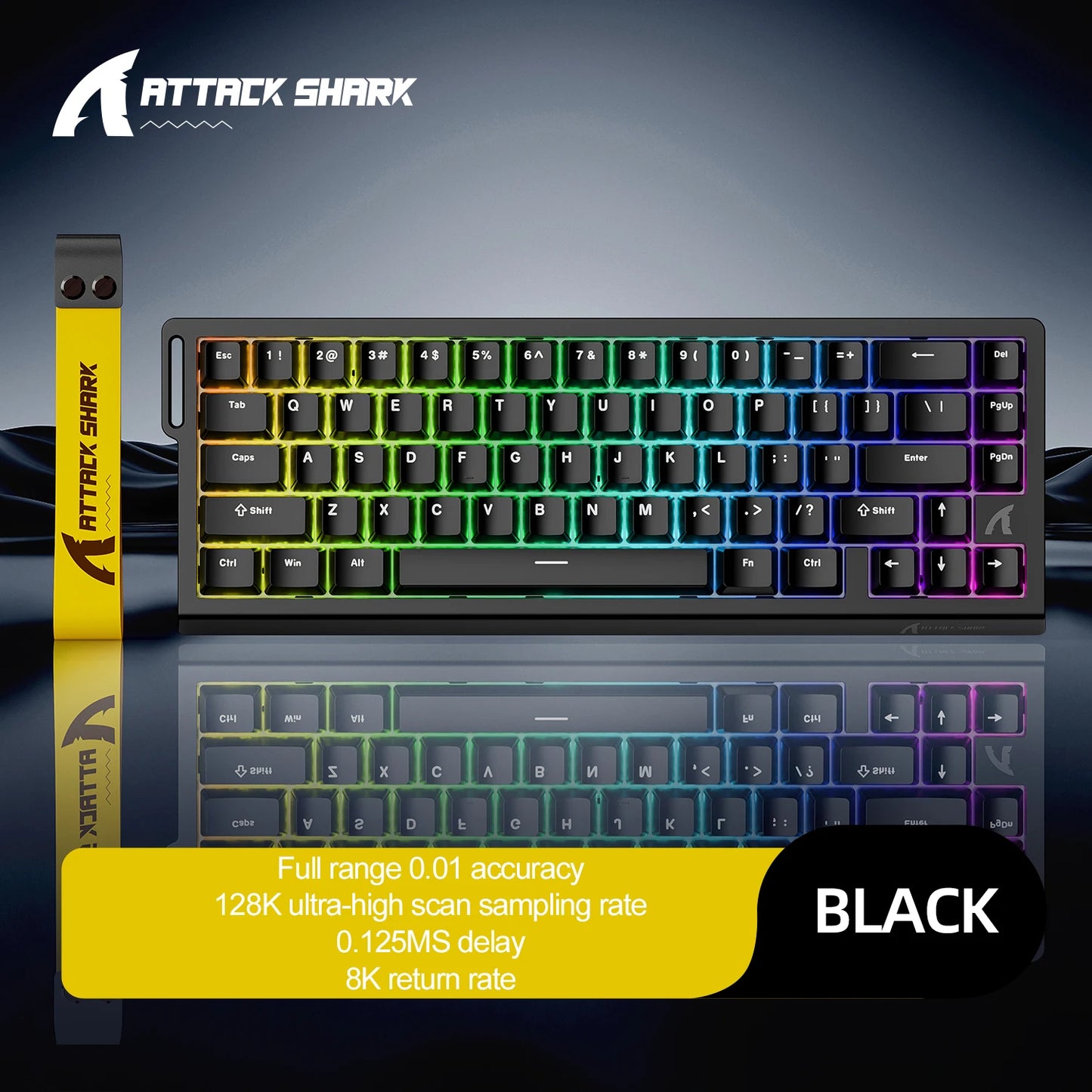 Magnetic Switch Keyboard ATTACK SHARK X68HE X68PRO HE and FREEWOLF F68 Wired F68Pro Wireless for Pro Gaming 0.01mm Rapid Trigg