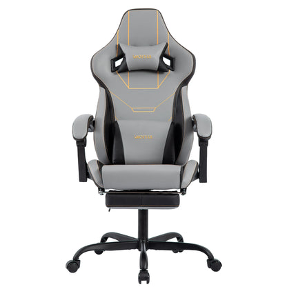 WOTSTA Gaming Chair Ergonomic Gaming Chair Office Chair with Footrest Racing Computer Chair Height Adjustable Padded Computer Chair