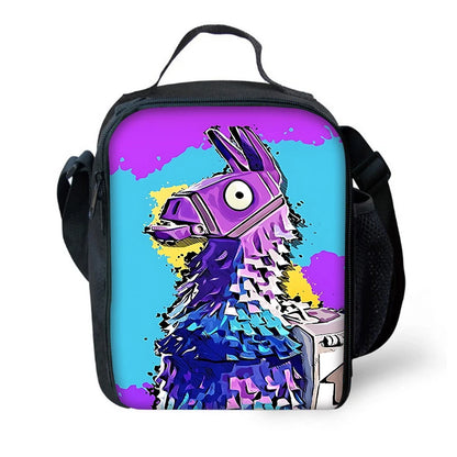 Hot Game Child Insulated Large F-FortniteS Capacity Bag for Boy Girl Student Outdoor Picnic Resuable Thermal Cooler Lunch Box