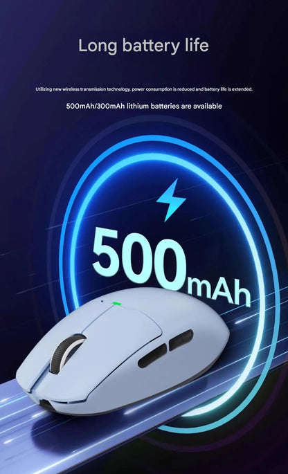Mouse wireless Bluetooth Aigo GM80 PLUS PRO PAW3311/PAW3395 leggero 1000HZ cablato a tre modalità per gaming ed e-sport, regalo